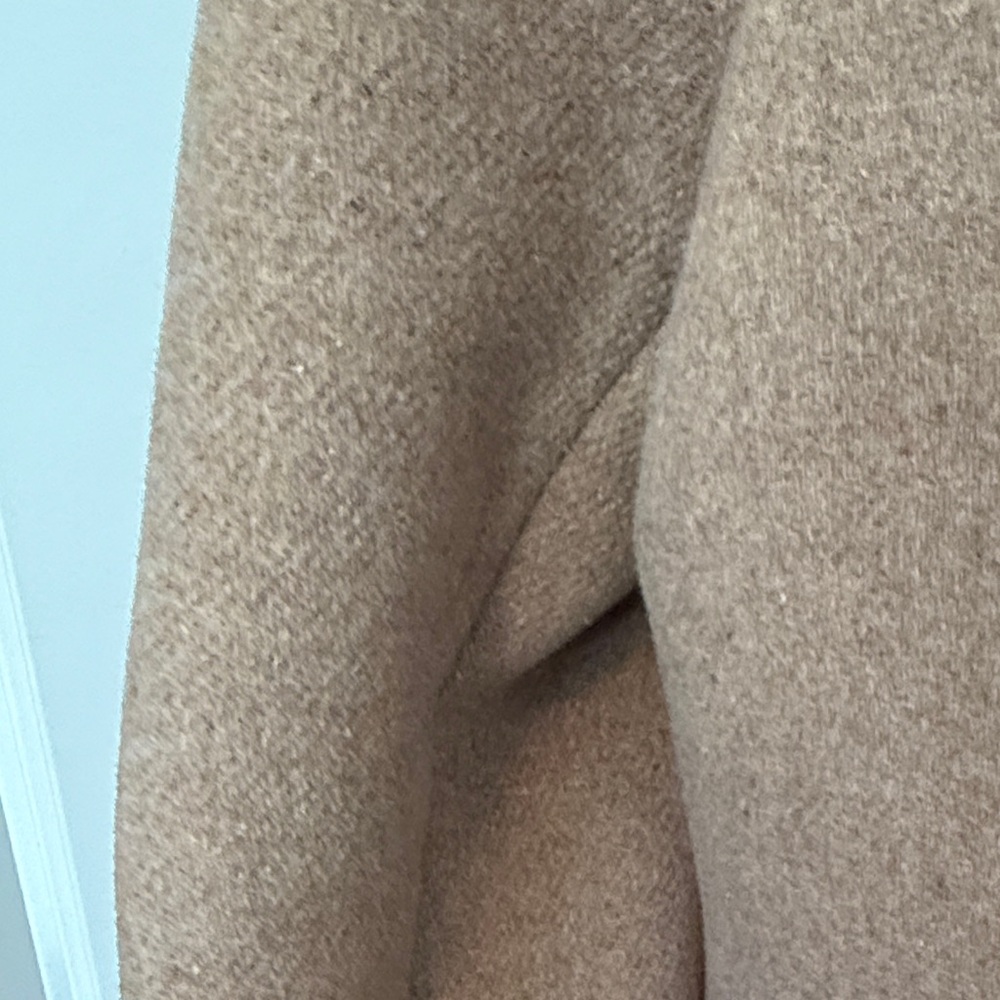 J. Crew Factory Camel Wool Pea Coat - Picture 4 of 4